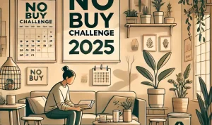 Ilustrasi No Buy Challenge 2025