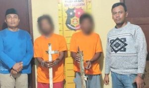 Pencurian Pagar Besi SDN 010049 Terungkap, Dua Pelaku Ditangkap Polisi