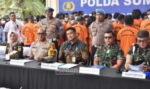 Polrestabes Medan Ungkap 45 Kasus Narkoba dan Tangkap 76 Tersangka