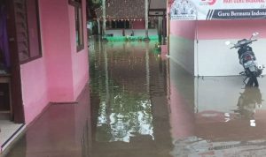 Salah satu sekolah terendam banjir di Kabupaten Klaten, Jawa Tengah