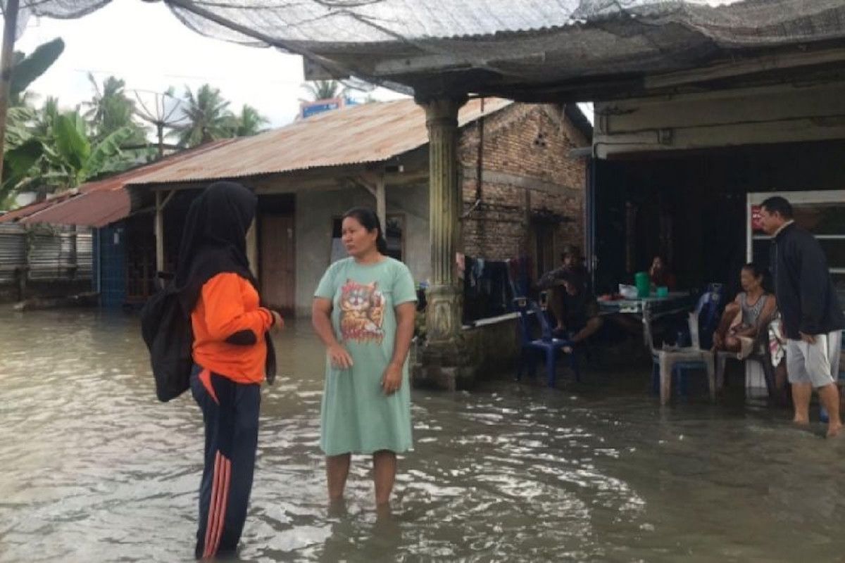 Sebanyak 1.591 rumah terdampak banjir di Kabupaten Batu Bara