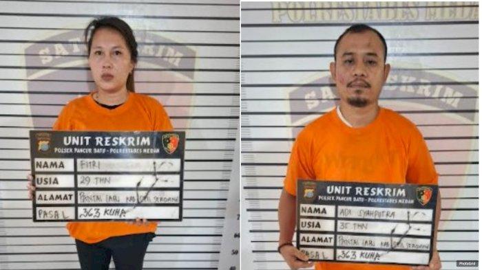 Sepasang Kekasih Ditangkap Setelah Curi Sound System di Pancur Batu