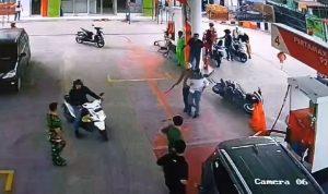 Video Polisi Kejar Geng Motor di SPBU Medan, Viral di Media Sosial