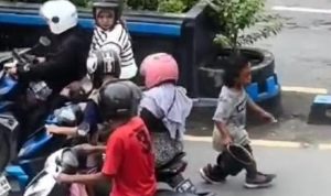 Viral Pengemis di Tegal Sundutkan Rokok ke Pengendara Motor, Endingnya Diciduk Satpol PP