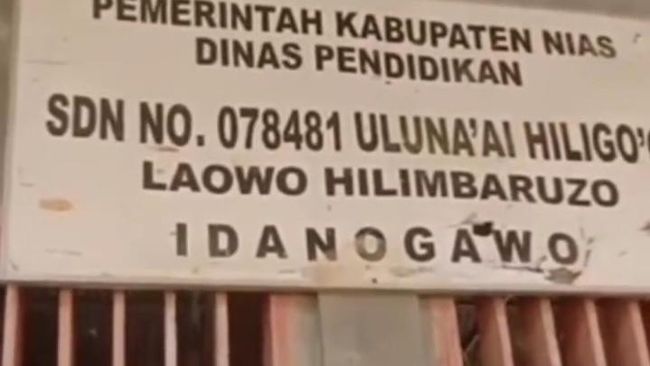 Viral Video Sekolah Tanpa Guru, Kini Guru SDN 078481 Uluna'ai Hiligo'o Diwajibkan Tinggal di Sekolah