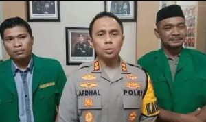 Kapolres Asahan, AKBP Afdhal Junaidi, SIK MH memberikan keterangan.(Istimewa)