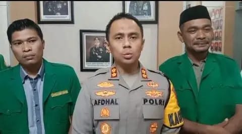 Kapolres Asahan, AKBP Afdhal Junaidi, SIK MH memberikan keterangan.(Istimewa)