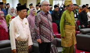 PJ Sekda Pemprovsu dalam kegiatan peluncuran buku.(Istimewa)