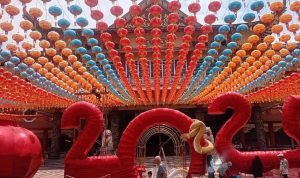 Wihara Maha Vihara Maitreya Semarakkan Imlek 2576 Kongzili dengan 3.000 Lampion