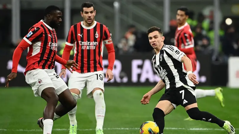 Prediksi Skor Juventus vs AC Milan, Piala Super Italia Musim 2024/2025, Sabtu 4 Januari 2025