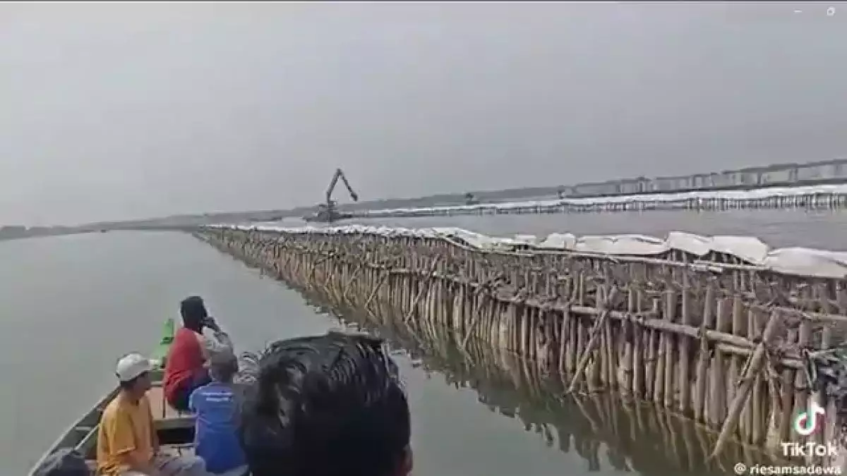 Pagar Laut Misterius di Tarumajaya Jadi Sorotan, Apa yang Terjadi?