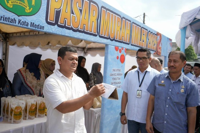 Pasar Murah Imlek 2025 di Medan, Pemkot Bantu Warga Siapkan Perayaan dengan Harga Terjangkau