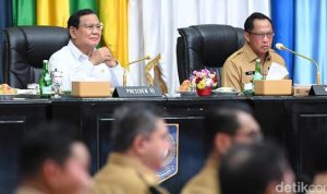 Presiden Prabowo Subianto dan Mendagri Tito Karnavian