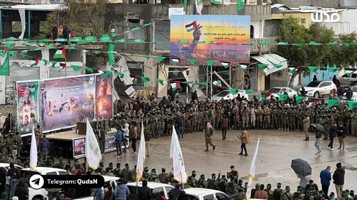 Hamas tetap pertahanankan panggung simbol kemenangan dalam pertukaran sandera.