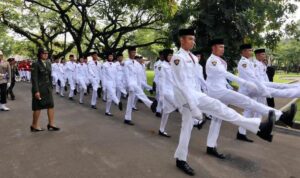 Anggota Paskibraka Tim Arjuna