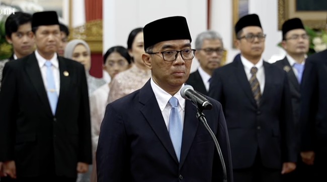 Brian Yuliarto resmi dilantik jadi Menteri Pendidikan Tinggi Sains dan Teknologi dalam reshuffle kabinet,