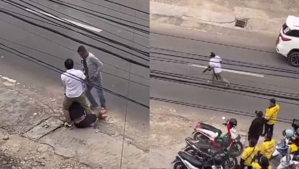 Bripka Agus Simanjuntak Baku Tembak dengan Begal Motor di Bandarlampung