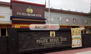 Kantor Polsek Medan Kota.(Istimewa).