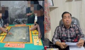 Praktik judi dan Direktur LBH FBI Kota Medan.(Istimewa).