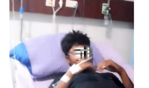 korban dalam kondisi terluka.(Istimewa).