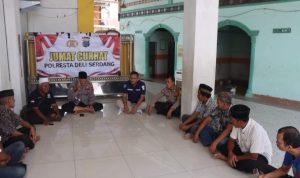 Polresta Deli Serdang menggelar Jumat curhat.(Istimewa)