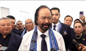 Ketua Umum (Ketum) Partai Nasional Demokrat (Nasdem) Surya Paloh