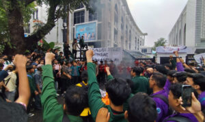 Mahasiswa Demo di DPRD Sumut, Tuntut Evaluasi Anggaran dan Program Makan Gratis