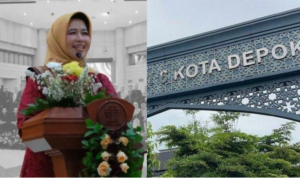 POLEMIK STUDI TOUR - Kepala Sekolah SMA Negeri 6 Depok, Siti Faizah (kiri), yang dicopot dari jabatan imbas memberangkatkan siswa studi tour ke Surabaya