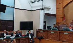 Pakar pidana Jamin Ginting dihadirkan sebagai ahli oleh tim kuasa hukum Sekretaris Jenderal (Sekjen) PDI-P Hasto Kristiyanto