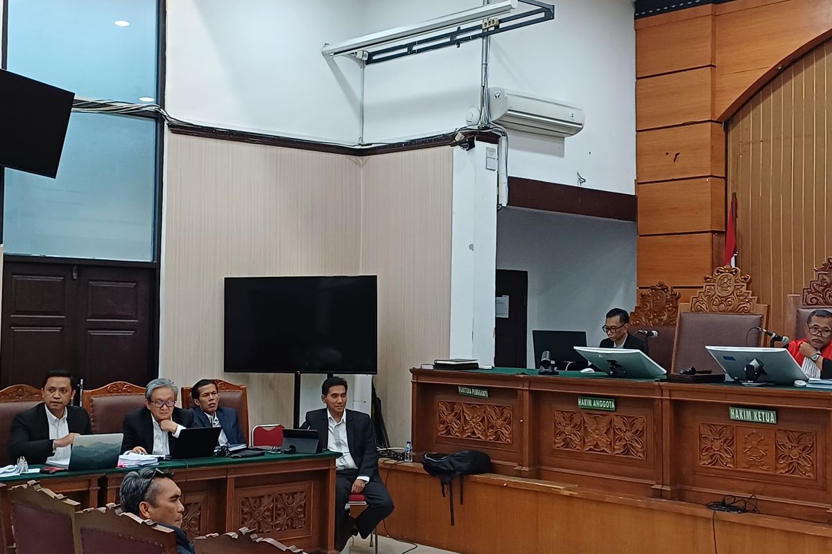 Pakar pidana Jamin Ginting dihadirkan sebagai ahli oleh tim kuasa hukum Sekretaris Jenderal (Sekjen) PDI-P Hasto Kristiyanto