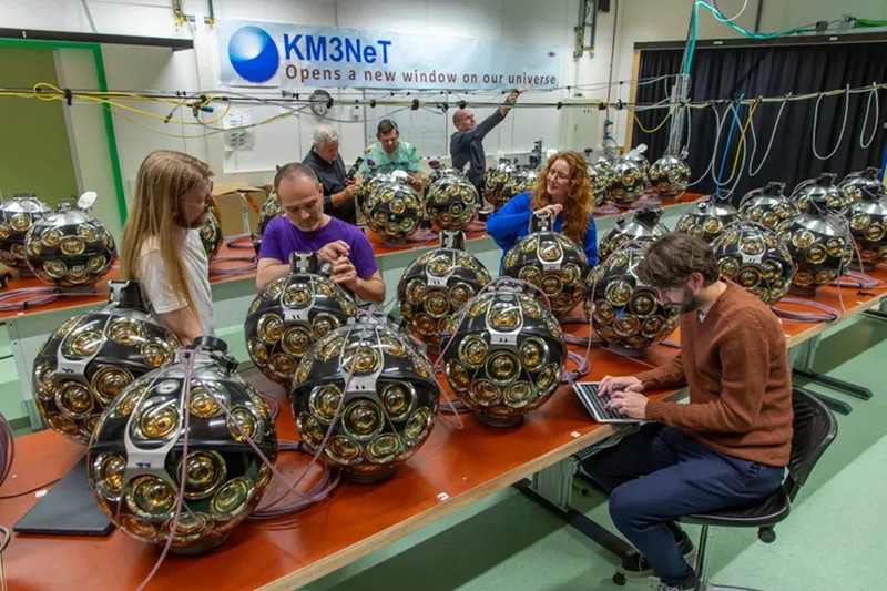 Para astronom gunakan jaringan sensor di dasar Laut Mediterania mendeteksi partikel kosmik, neutrino