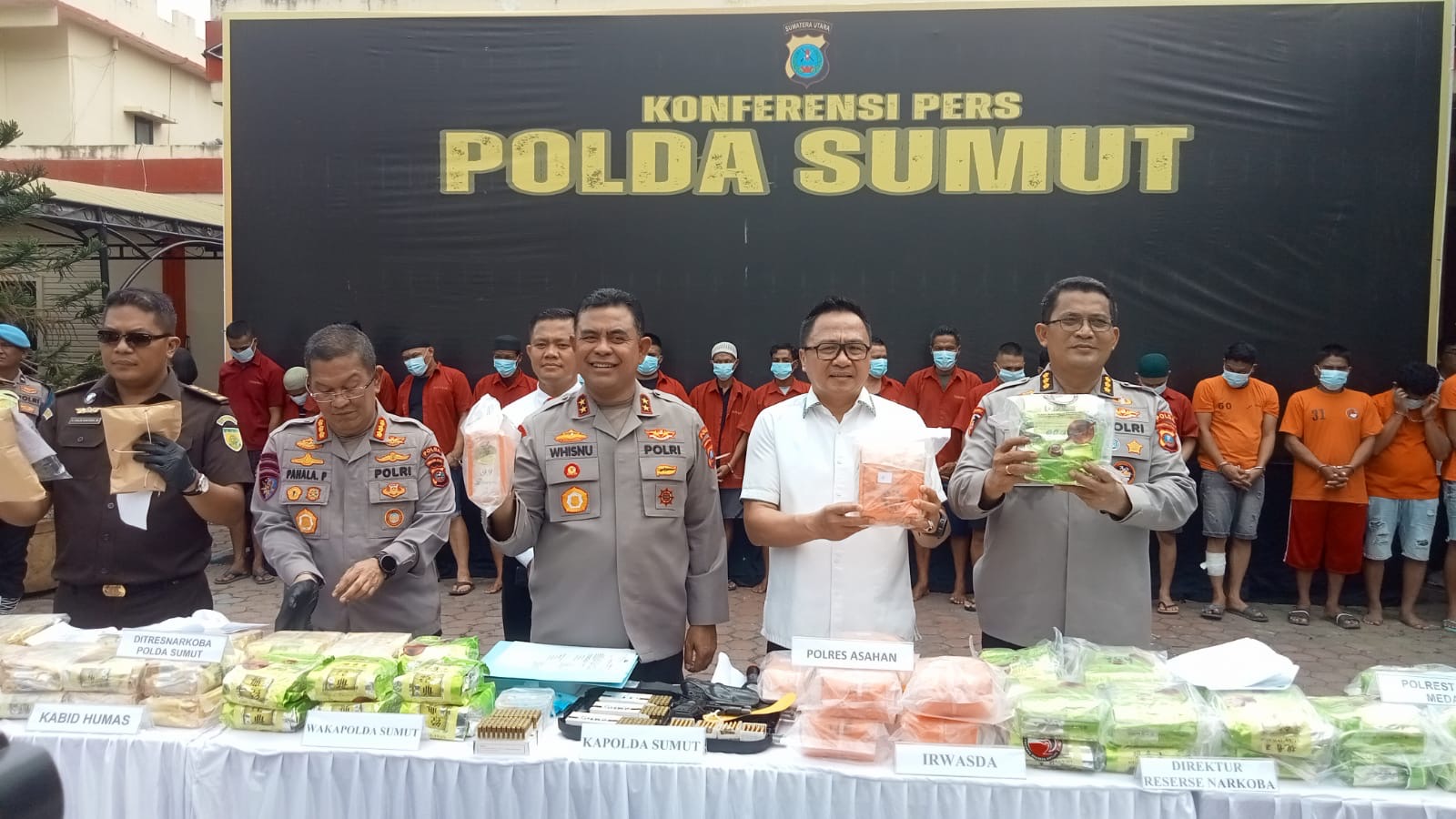 Polda Sumut Tangkap 37 Pelaku dalam Pengungkapan Kasus Narkoba