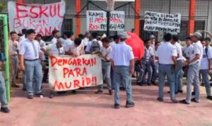 Ratusan Siswa SMA Negeri 11 Medan Demo, Tuding Kepsek Lakukan Bullying
