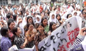 Siswa SMK Negeri 10 Medan Demo Tuntut Kejelasan Kegagalan Daftar SNBP 2025