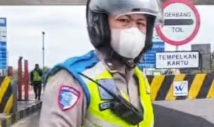 Video Viral Pengendara Mobil Boks Lawan Polisi Lalu Lintas di Gerbang Tol Keramasan, Ini Klarifikasinya