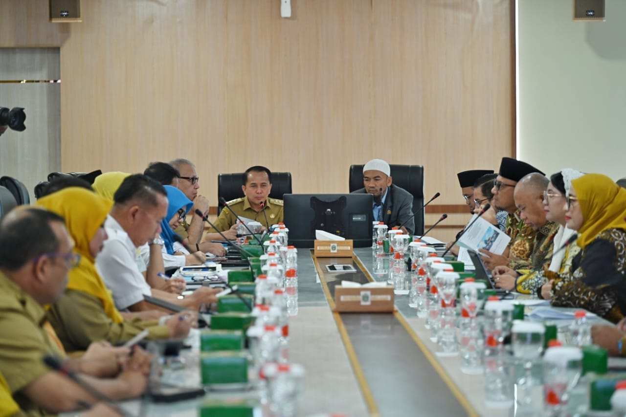 Penjabat (Pj) Gubernur Sumatera Utara (Sumut) Agus Fatoni menerima Kunjungan Kerja Komite III Dewan Perwakilan Daerah (DPD) Republik Indonesia.(Istimewa)