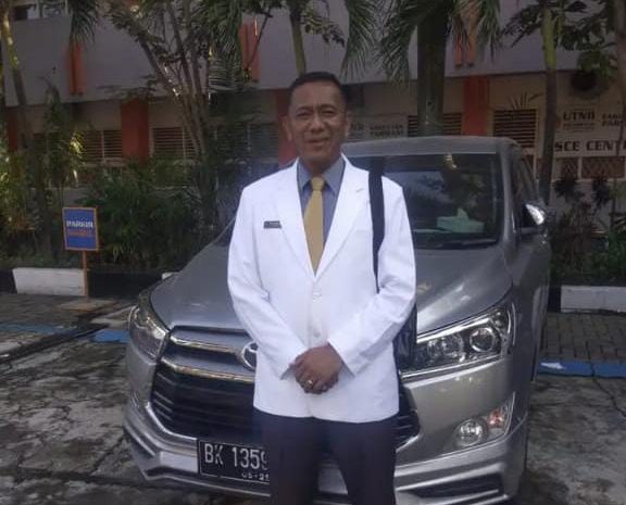 Arifin Hutasoit, terlapor dugaan penipuan bisa masukan anak pelaporan menjadi Anggota Polri.(Dokumentasi pelapor).