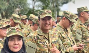 Wali Kota Medan Rico Wass saat menjalani Akademi Militer (Akmil) di Magelang. BP/ist