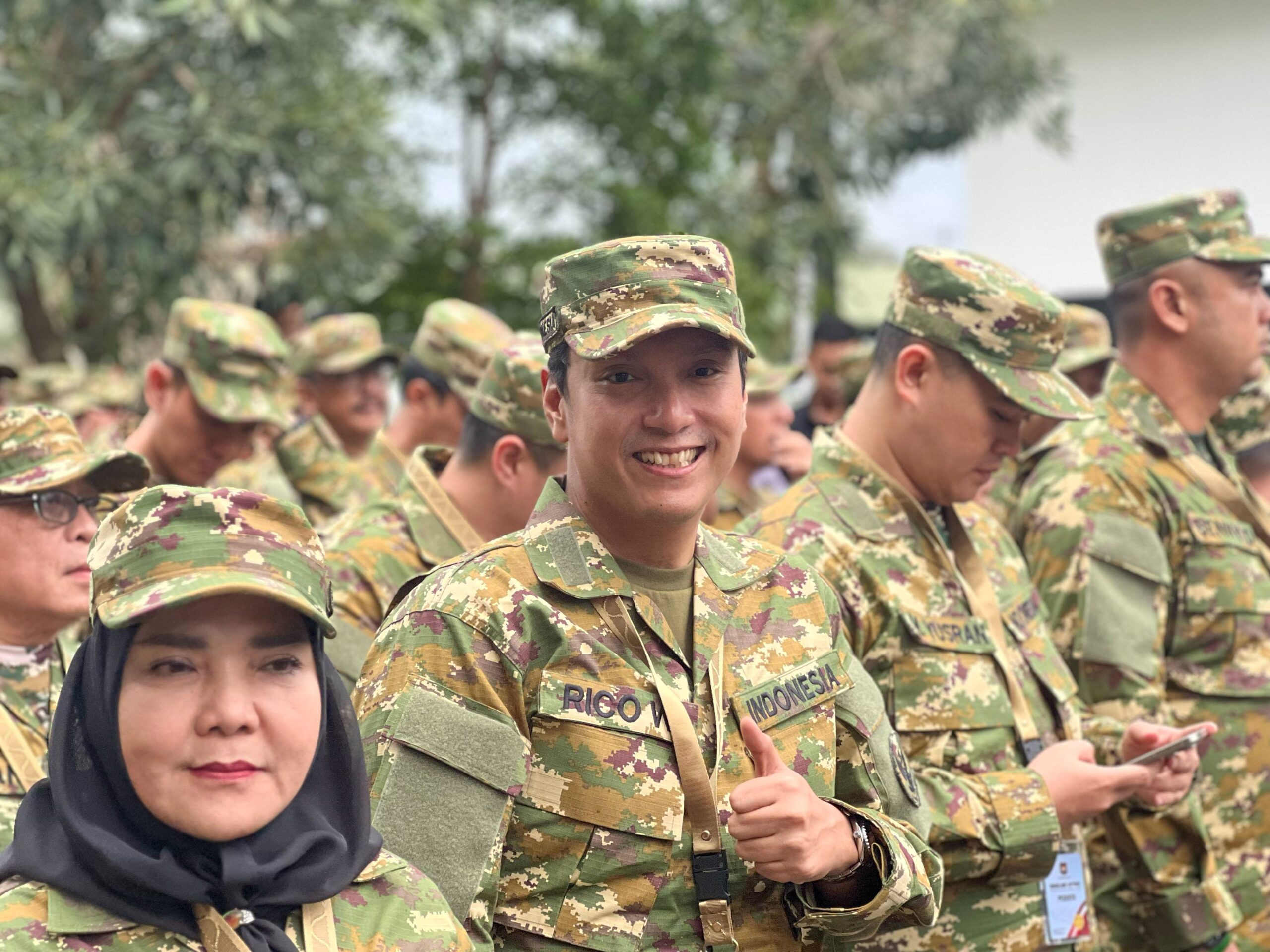 Wali Kota Medan Rico Wass saat menjalani Akademi Militer (Akmil) di Magelang. BP/ist