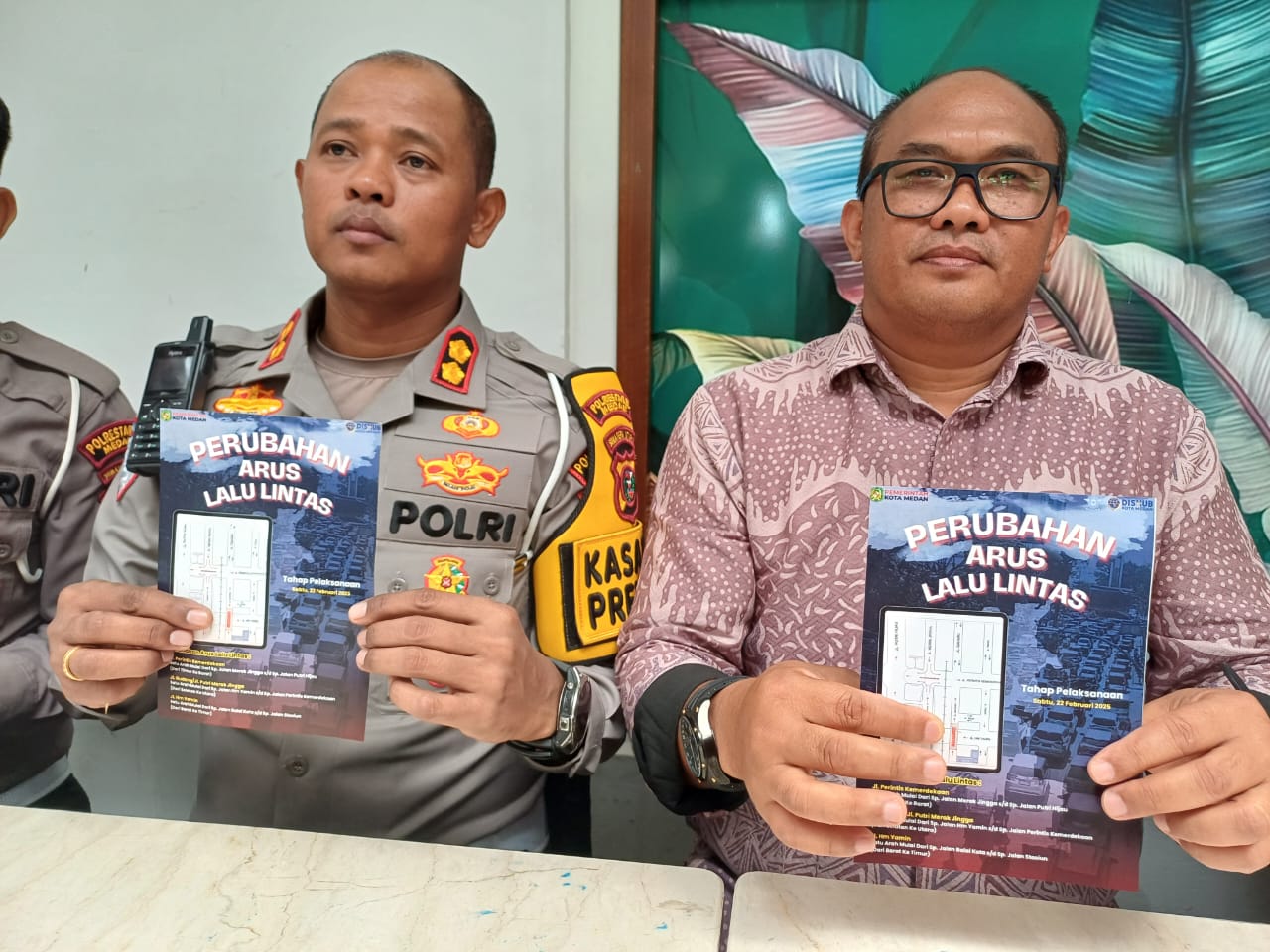 Kadis Perhubungan Kota Medan (kanan) Suriono. BP/erwan