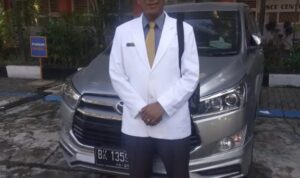 Arifin Hutasoit PNS yang dilaporkan atas dugaan penipuan menjanjikan lolos atau masuk polisi.(Istimewa).
