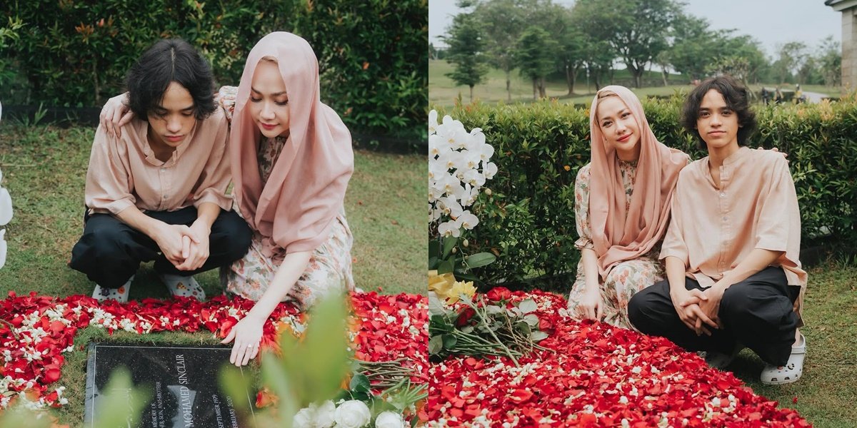 Bunga Citra Lestari Ziarah ke Makam Ashraf Sinclair, Ungkap Pesan Haru untuk Mendiang