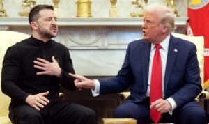 Zelensky dan Trump saat adu mulu di Gedung Putih