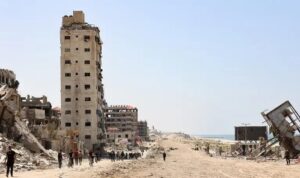 Kehancuran di Jalur Gaza akibat gempuran Israel