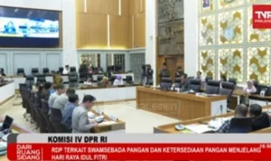 Rapat dengar pendapat (RDP) Komisi IV DPR terkait swasembada pangan dan ketersediaan pangan