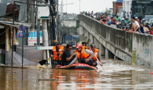 Banjir di Cililitan Jakarta Timur