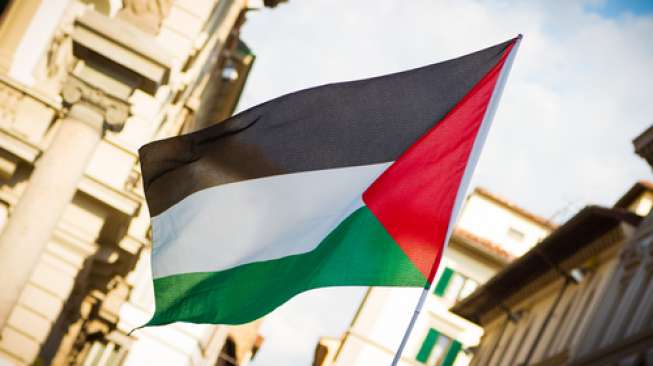 Ilustrasi bendera Palestina