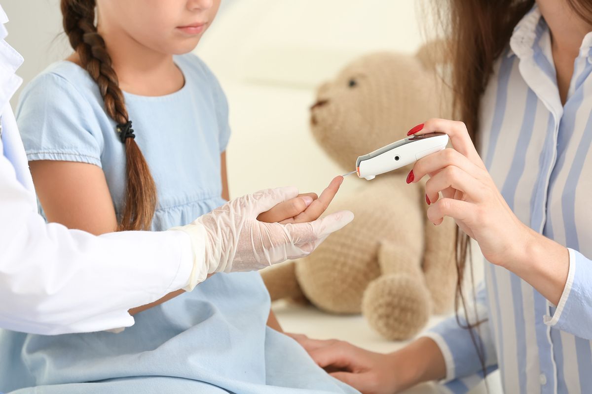 Ilustrasi diabetes pada anak