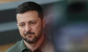 Presiden Ukraina Volodymyr Zelensky.