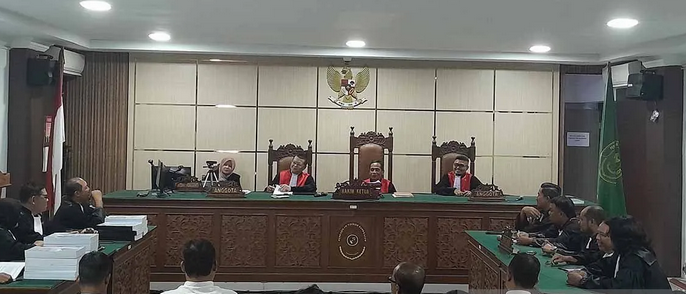 Persidangan tindak pidana korupsi bantuan korban konflik di Pengadilan Tindak Pidana Korupsi pada Pengadilan Negeri Banda Aceh